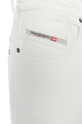 DIESEL Slim jeans hlače - 2019 D-Strukt 09D63 Bela - White 4