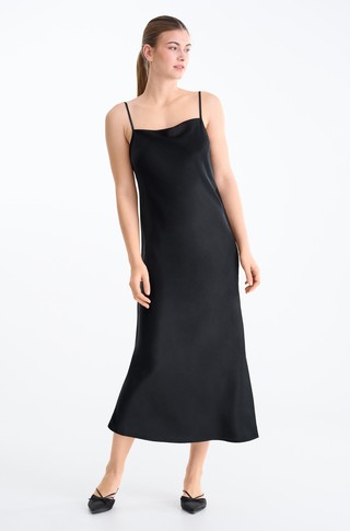 Satin Luxe satin dress