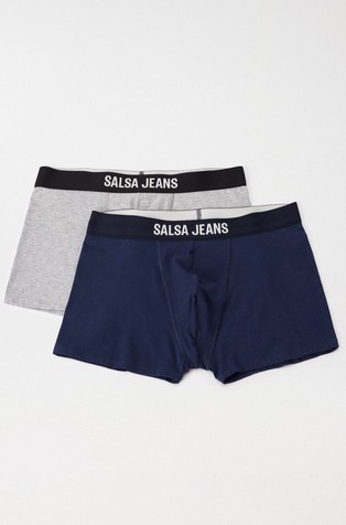 2-pack of boxers in stretch cotton