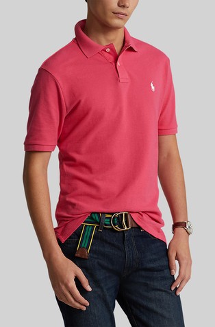 Slim fit polo majica s kratkimi rokavi