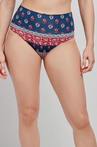 Multi-position bikini bottom