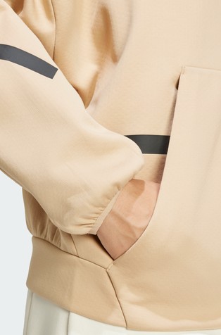 ADIDAS Z.N.E. Hooded Sweatshirt Beige 4