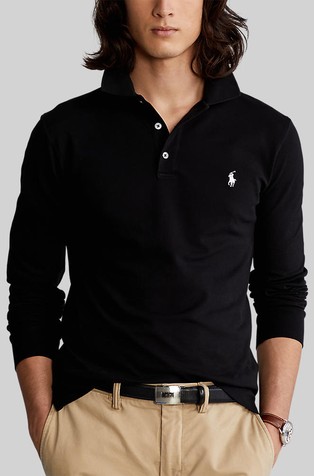 Slim fit raztegljiva polo majica