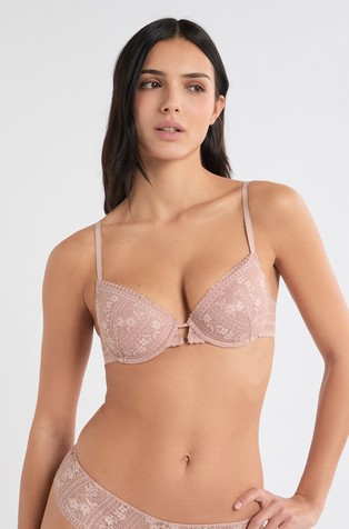 Aura no. 4 čipkast modrček