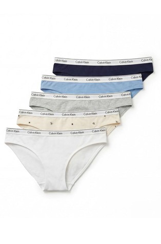 Paket 5 spodnjih hlačk z nizkim pasom - Icon Logo