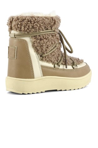 COLORS OF CALIFORNIA Snow boot in teddy faux fur Brown 4