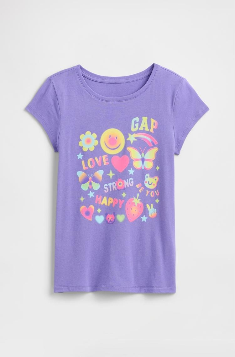 GAP Kids Graphic T-Shirt Butterfly Icon 