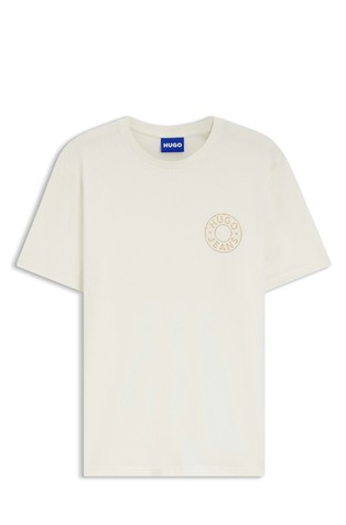Regular-fit T-shirt in cotton with small print