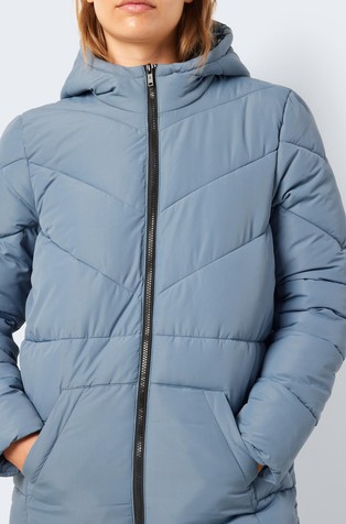 NOISY MAY NMDALCON long quilted jacket Stormy Weather 4