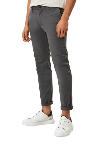 Slim fit bombažne chino hlače