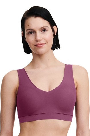 SoftStretch podložen modrček z V-izrezom