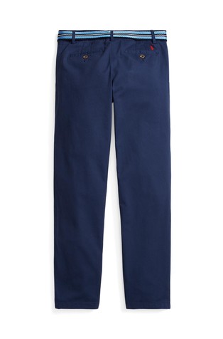 RALPH LAUREN Slim fit Flex Abrasion hlače Modra - Blue 2