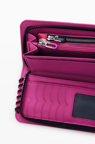 DESIGUAL Medium wallet with tie-dye print Multi 5