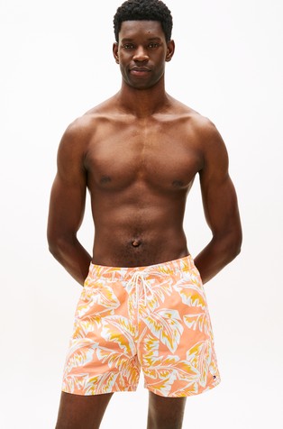 Essential Print Mid Length Swim Shorts