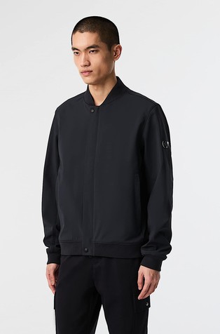 Water-repellent Softshell Bomber Jacket