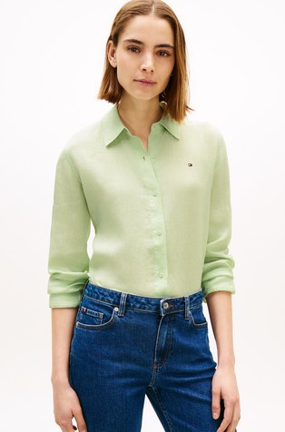 Relaxed fit lanena srajca