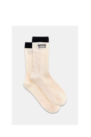 Logo socks in cotton-blend