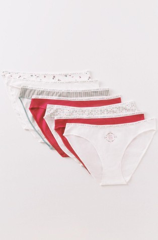 Paket 7 spodnjih hlačk s prazničnimi motivi