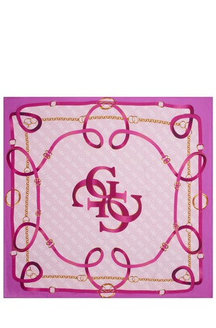 4G logo kefiah in viscose