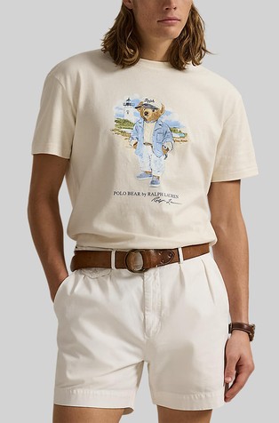 Polo Bear custom slim fit majica s kratkimi rokavi iz jerseya