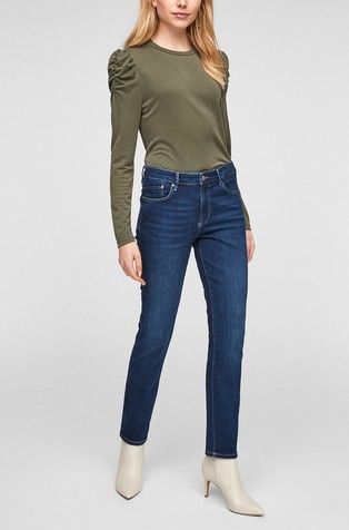 S.OLIVER Jeans hlače Modra - Dark Blue 5