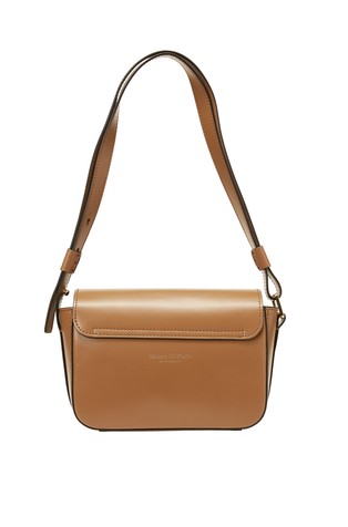 MARC O'POLO Shoulder bag small in leather True Camel 3