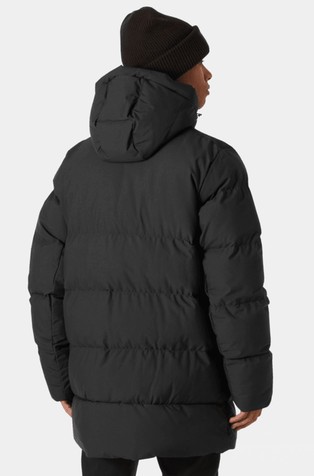 HELLY HANSEN Alby daljša prešita bunda s kapuco Črna - Black 2