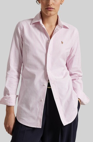 Slim fit Striped Stretch Oxford Shirt