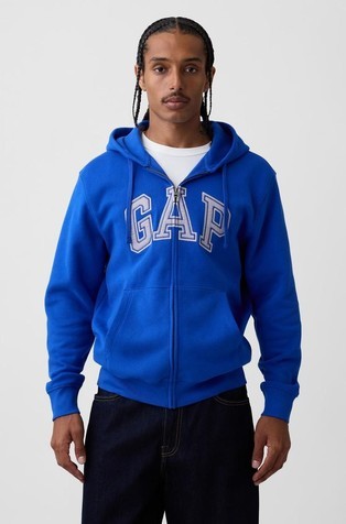 VintageSoft Arch Logo Full-Zip Hoodie