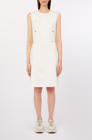 Short interlock jersey dress