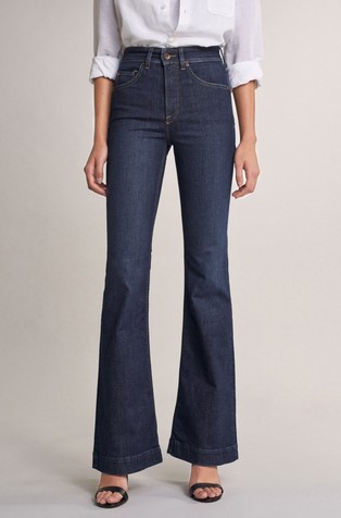 Secret Glamour Push In zvončaste jeans hlače