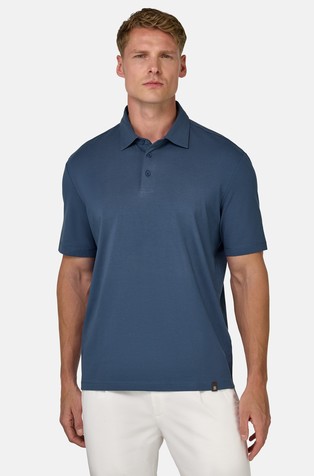 Polo Shirt In Stretch Supima Cotton