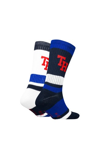 TOMMY HILFIGER 2-Pack Stripe Sport Socks Multi 2