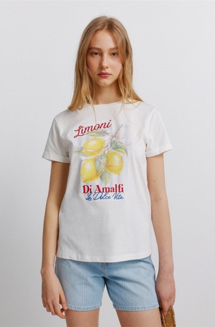 Printed short sleeve T-shirt