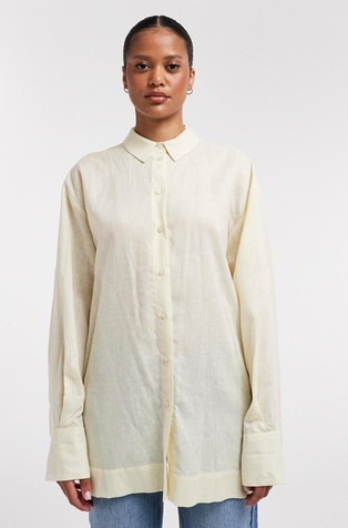 TSWINNIE oversized fit shirt in lyocell-blend