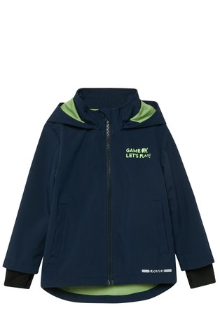 Weatherproof softshell jacket with neoprene cuffs