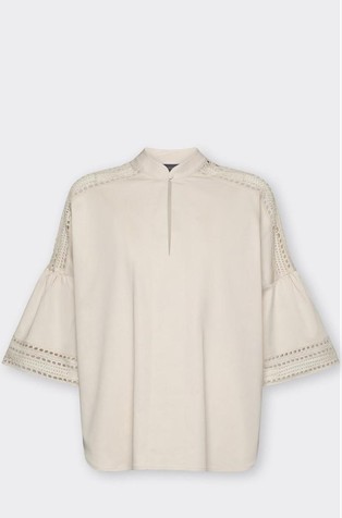 Kimono bluza z makramé obrobami