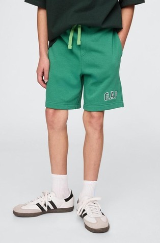 GAP Gap logo kratke hlače za dečke Zelena - Irish Clover 3