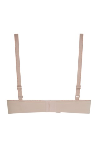 TOMMY HILFIGER Oblikovan modrček s čipkastimi obrobami Bež - Misty Blush 6