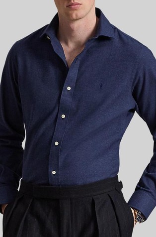 Custom fit Performance Cotton-blend Twill Shirt