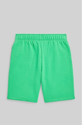 RALPH LAUREN Logo kratke hlače s frotirano notranjostjo Zelena - Plato Green 2