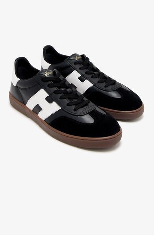 HOGAN Cool Sneakers in Suede and Smooth Leather Black 2