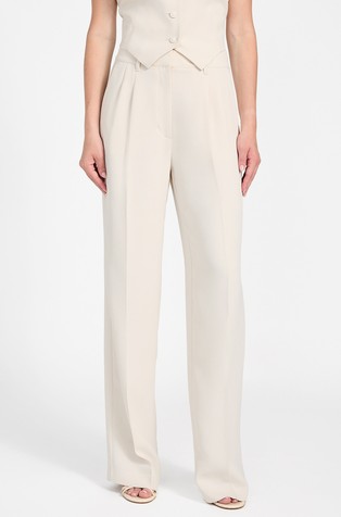 Tailored crepon pants