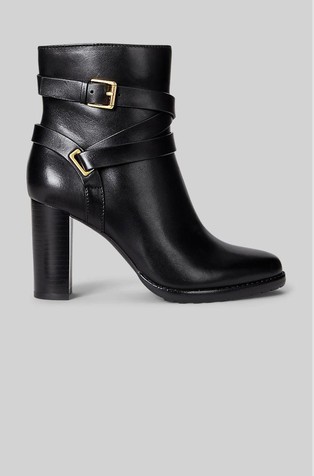 Collins usnjeni gležnjarji s peto