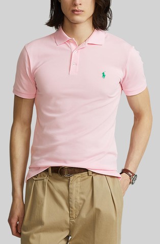 Slim fit raztegljiva polo majica