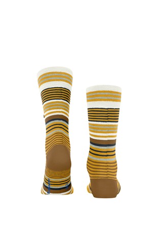 BURLINGTON Stripe Wool blend Men Socks Solar 3
