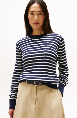 Cable Knit Cotton Jumper