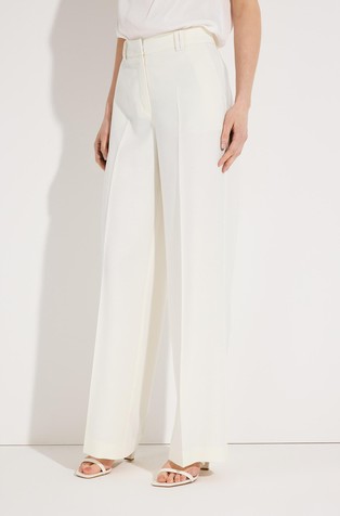 Široke hlače iz viskozne mešanice