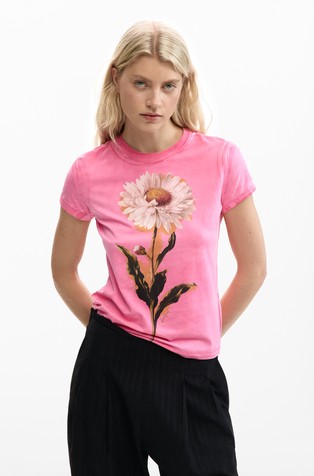 Fitted daisy T-shirt