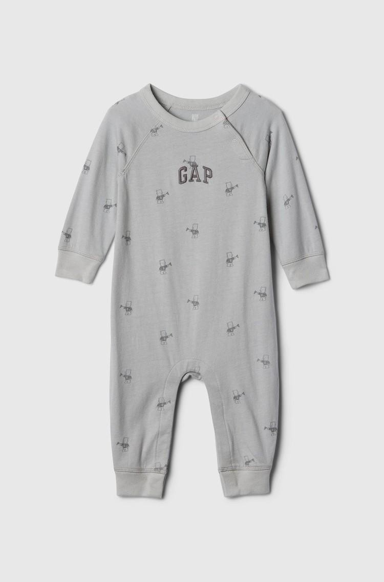 GAP Baby Brannan Bear Logo Footless One-Piece High Rise 15-4101 Tcx 
